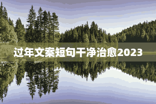 过年文案短句干净治愈2023